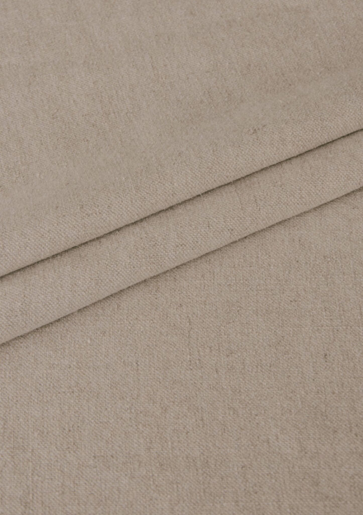SAHA fabric roll showing natural color and texture