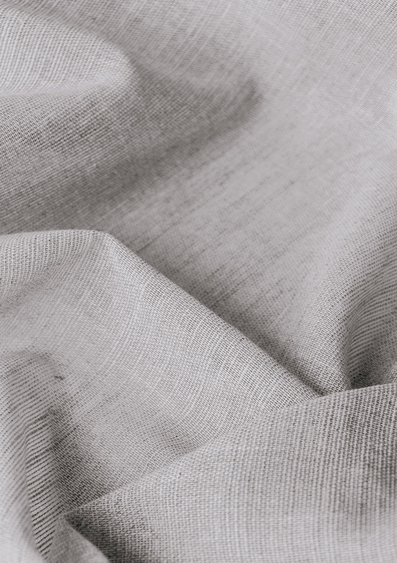 VANOL-46-slub-fabric-curtain Close-up of VANOL curtain fabric sample showing slub texture.