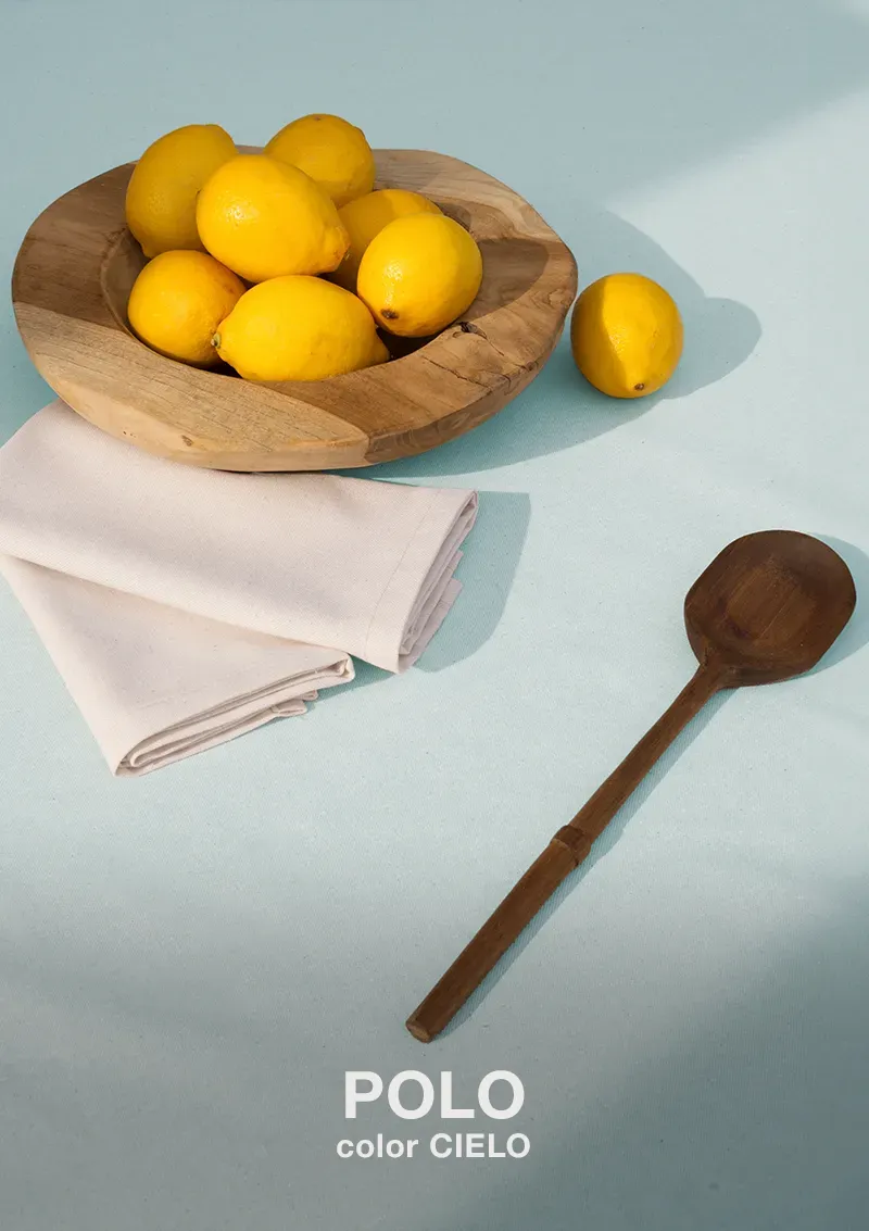 Mantel básico ZREE cielo con nombre del color incluido en la imagen.