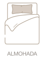 Almohada en conjunto de cama Cassa Nova. icono