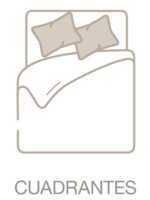 Icono cama con cuadrante destacado de Cassa Nova.