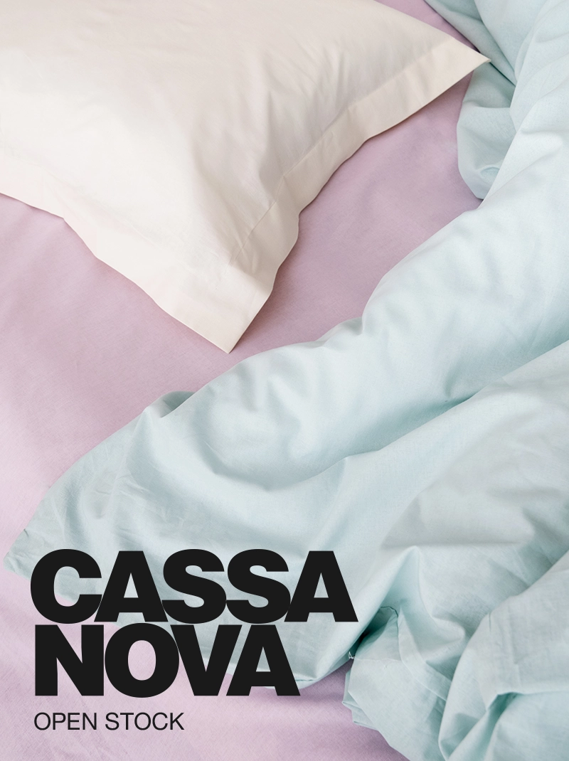 Cassa Nova Open Stock, ropa de cama profesional 100% algodón.