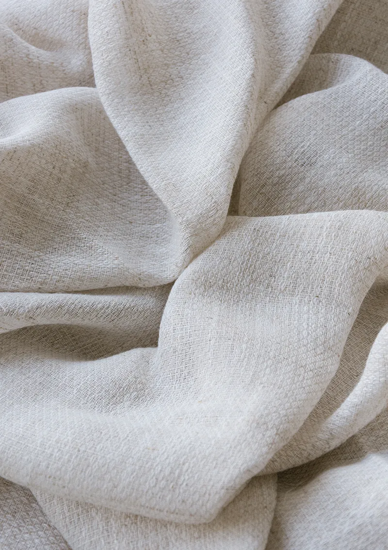 TRENTINO Collection: MELTA white color, curtain fabric