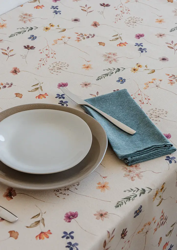 [ANTHEA Collection] AERIS, tablecloth. SISMIC 165, napkin (10)