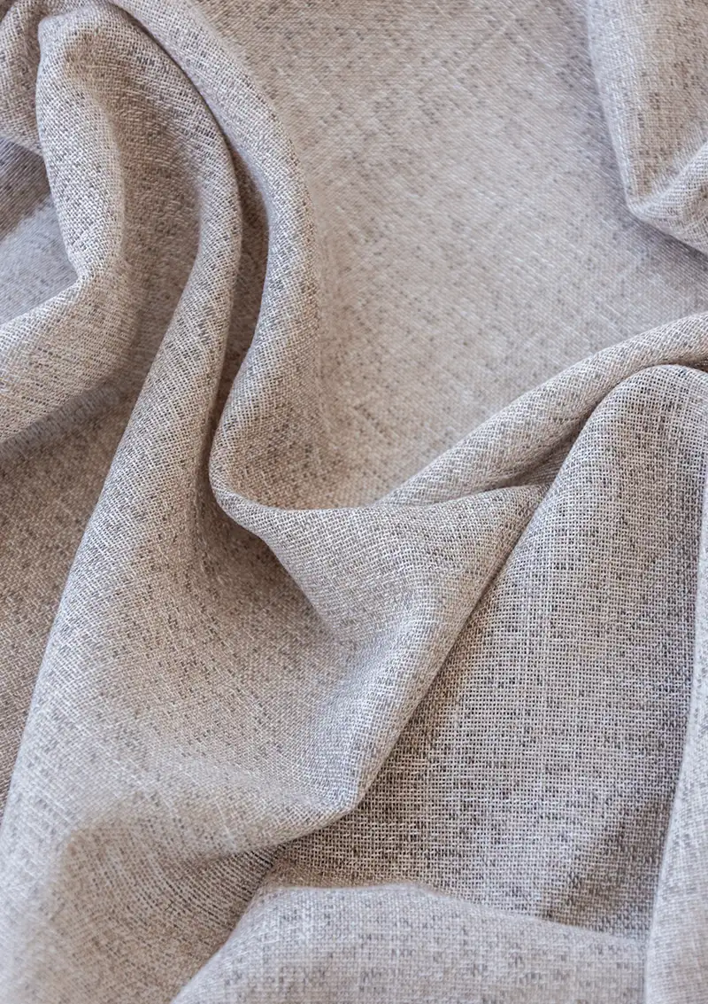 ARPI Textured Curtain Fabric 320 cm Width. Polyester Linen