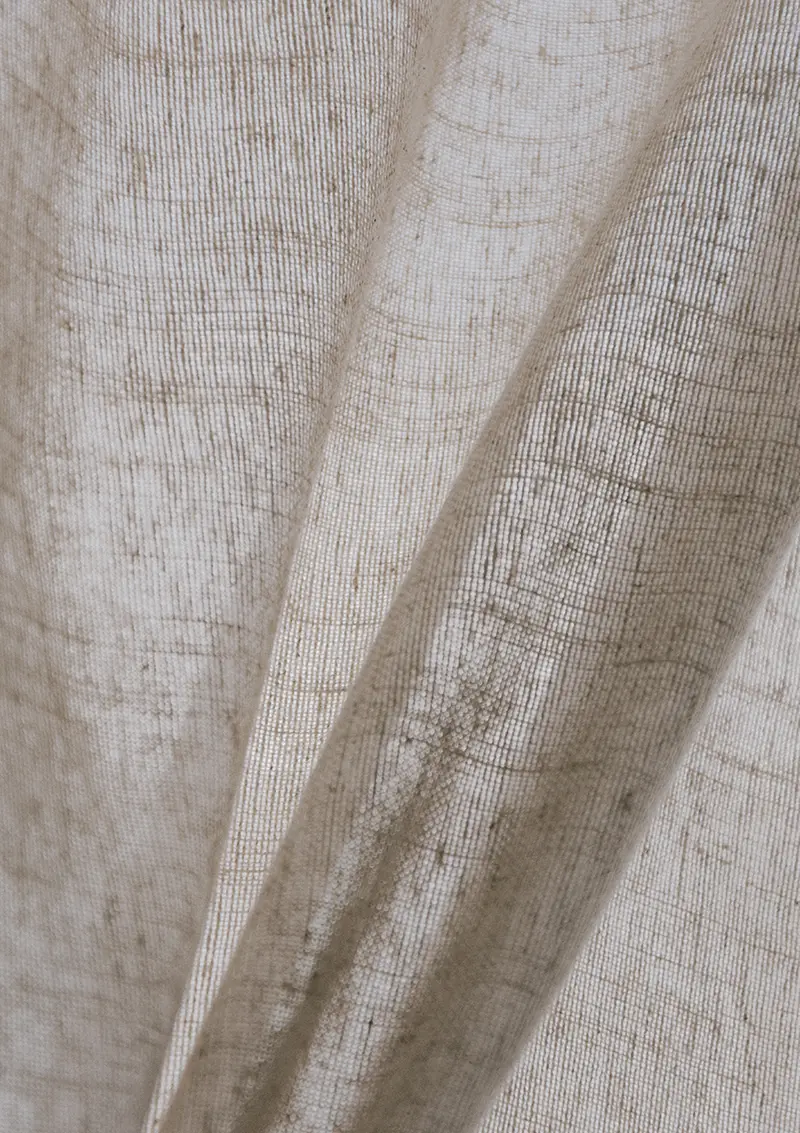 LUIGI 100 natural_curtain fabric-soft texture