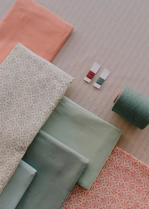Our commitment- never stop improving- sustainable fabric collection