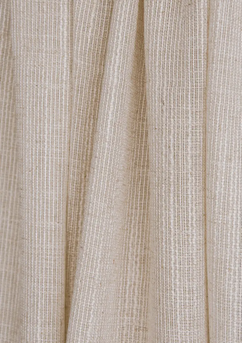 GRAU Textured striped curtain fabric