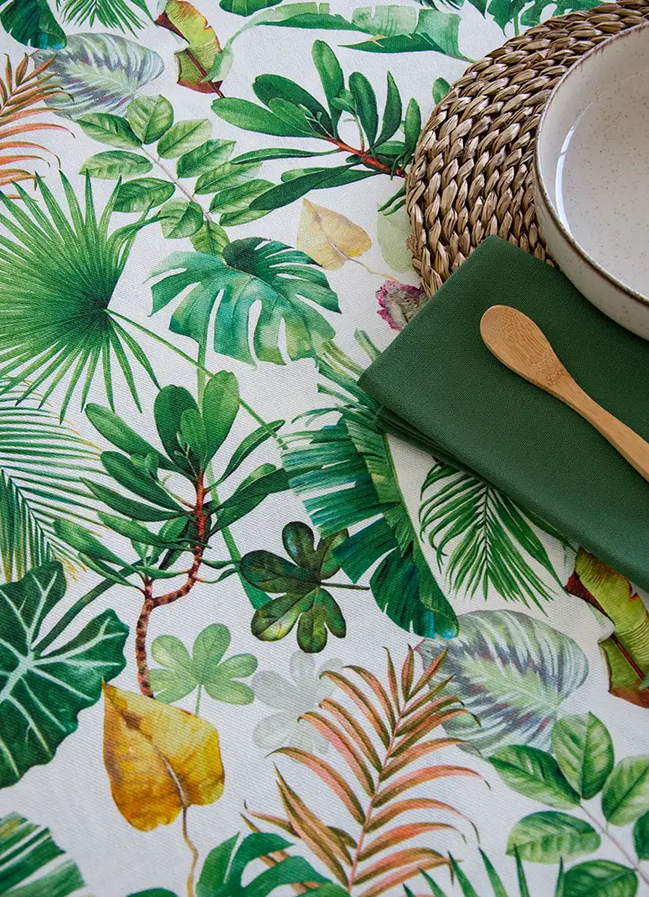 [KRASNAY] BAIKAL 3, tablecloth. HALF PANAMA 226, napkin